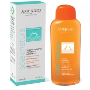 Amerigo - Doccia-Shampoo Doposole Idratante Corpo e Capelli 300ml